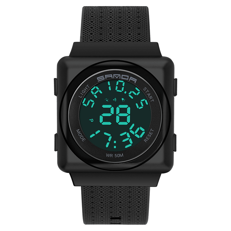 SANDA 2000 Cool Sport Watch Shockproof Luminous Display Fashion 50M Waterproof Digital Watch - MRSLM