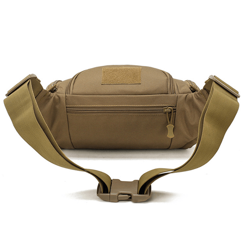 Men Nylon Outdoor Waterproof Tactical Sling Bag Chest Bag Waist Bag Crossbody Bag - MRSLM