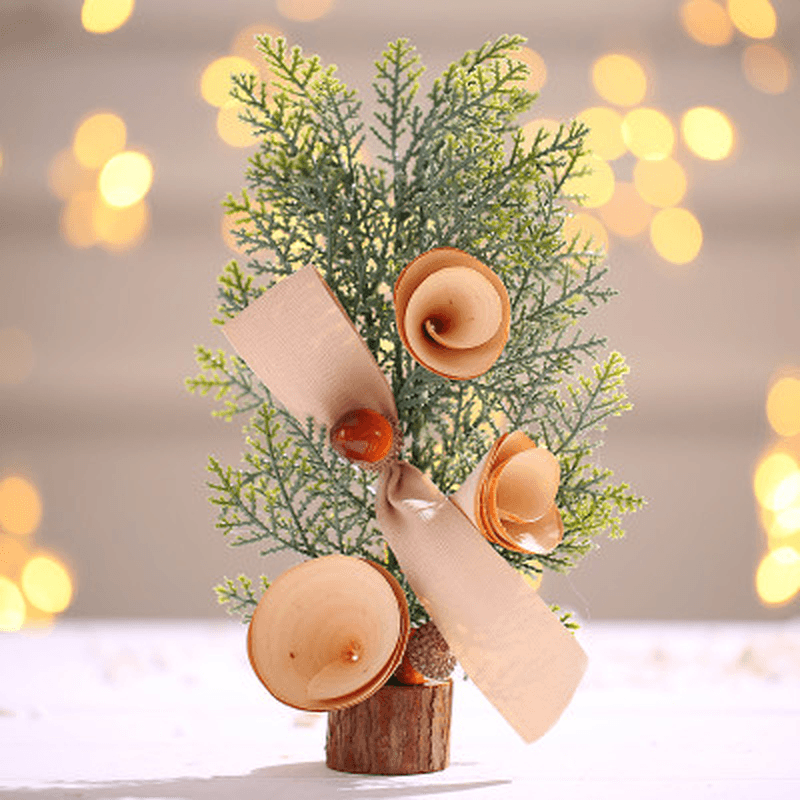 2020 Christmas Ornaments Mini Christmas Tree Ornaments Desktop Simulation Christmas Tree for Home Decor - MRSLM