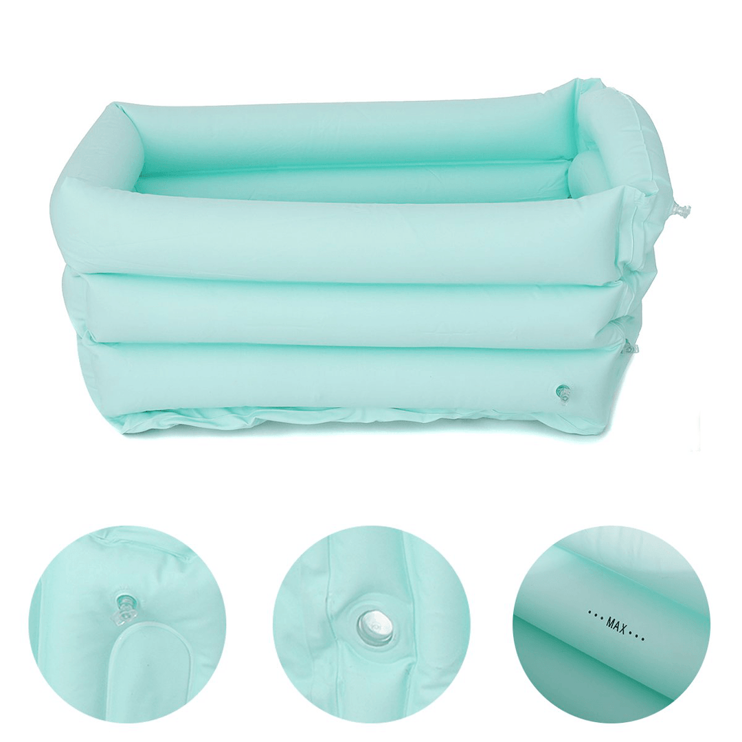 Inflatable Baby Tub Travel Bath Kids Shower Child Newborn Swimming Pool - MRSLM