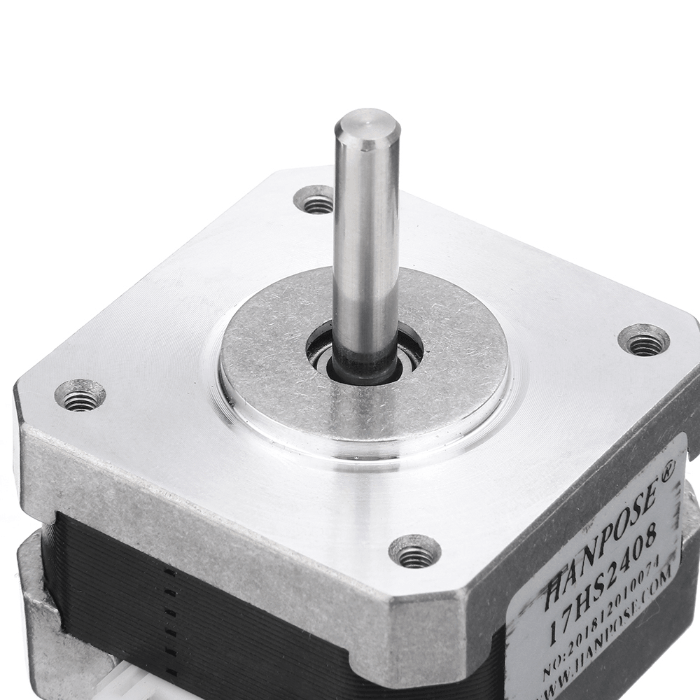 HANPOSE 17HS2408 28Mm Nema 17 Stepper Motor 42 Motor 42BYGH 0.6A 12N.Cm 4-Lead for CNC Laser 3D Printer Motor - MRSLM