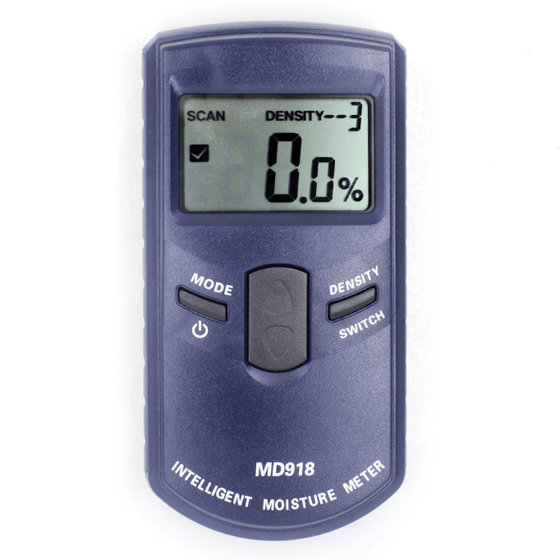 MD918 Digital Inductive Moisture Meter Wood Humidity Meter Damp Detector Tester Paper Wall Moisture Analyzer 4~80% - MRSLM