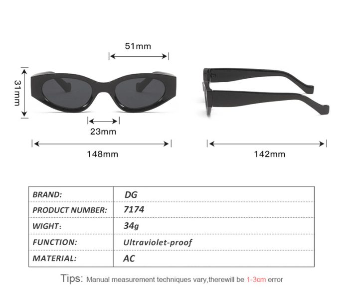 European and American Trend Square Square Sunglasses - MRSLM