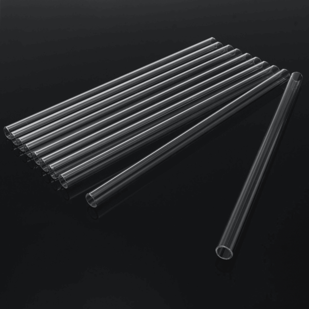 10Pcs 250Mm OD 10Mm 1Mm Thick Wall Borosilicate Glass Blowing Lab Tube - MRSLM