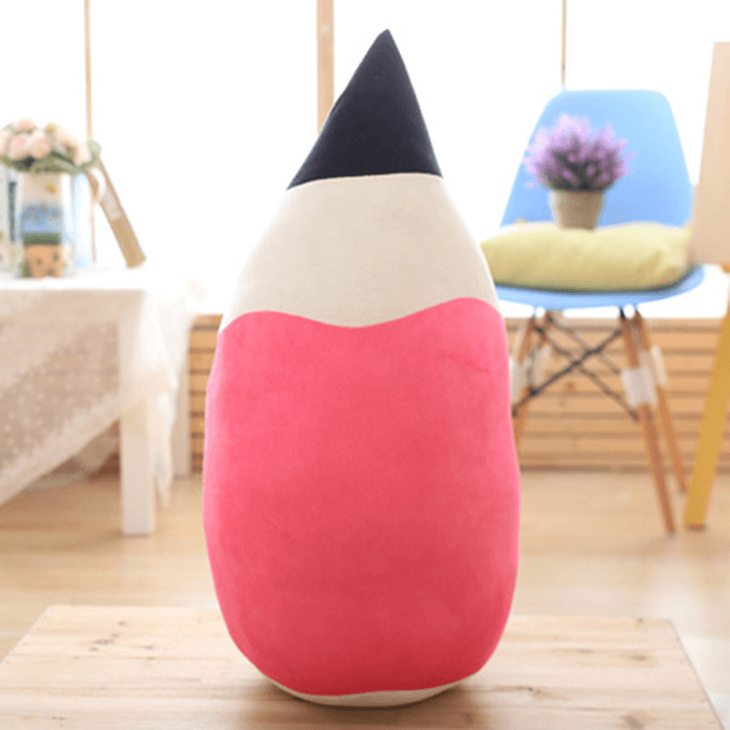 Creative Pencil Shape Pillow Seat Cushion Colorful Kawaii Cartoon Stuffed Plush Toy Novel Festival Gift - MRSLM