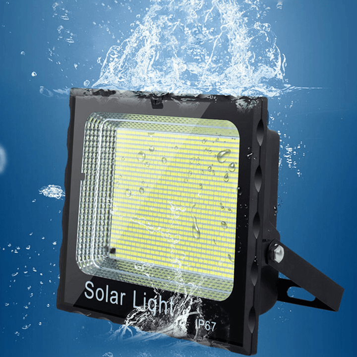 25/45W Solar Flood Light 3 Modes Adjustable Sunlight Spotlights IP67 Werproof 355/641 Leds Street Lamp with Control for Yard Garden Path Patio - MRSLM