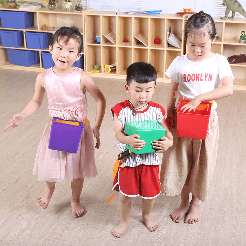 Children'S Bucket Sandbag Waist Hanging Plastic Bucket - MRSLM