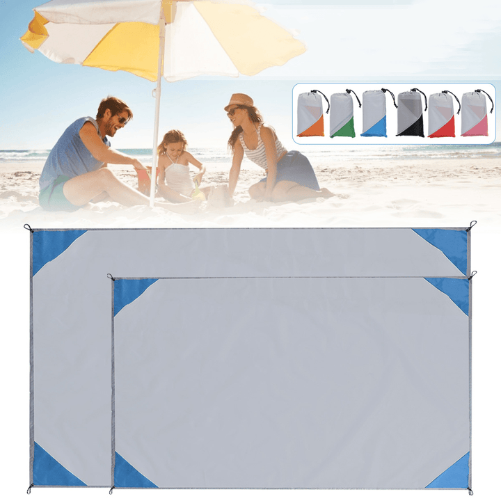 Waterproof Beach Blanket Picnic Mat Folding Sand-Proof Ground Mat Mattress Camping Sleeping Pad - MRSLM