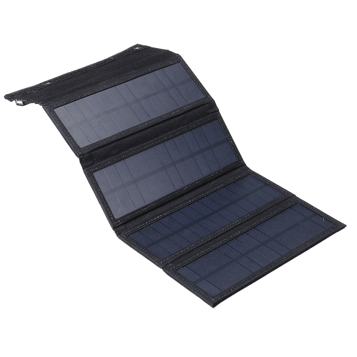 Waterproof 30W 6V Solar Panel Bank Folding Solar Power Bank Charger Power USB Port W/ 10In1 USB Cable - MRSLM