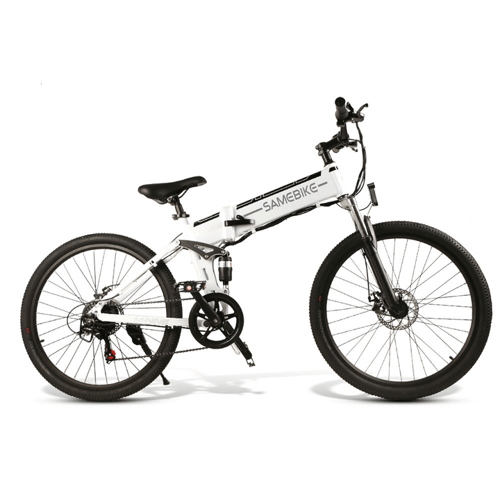 SAMEBIKE LO26 10Ah 48V 500W 26In Folding Moped Electric Bike 35Km/H Top Speed 80Km Mileage 150Kg Max Load E-Bike Mountain Bike - MRSLM