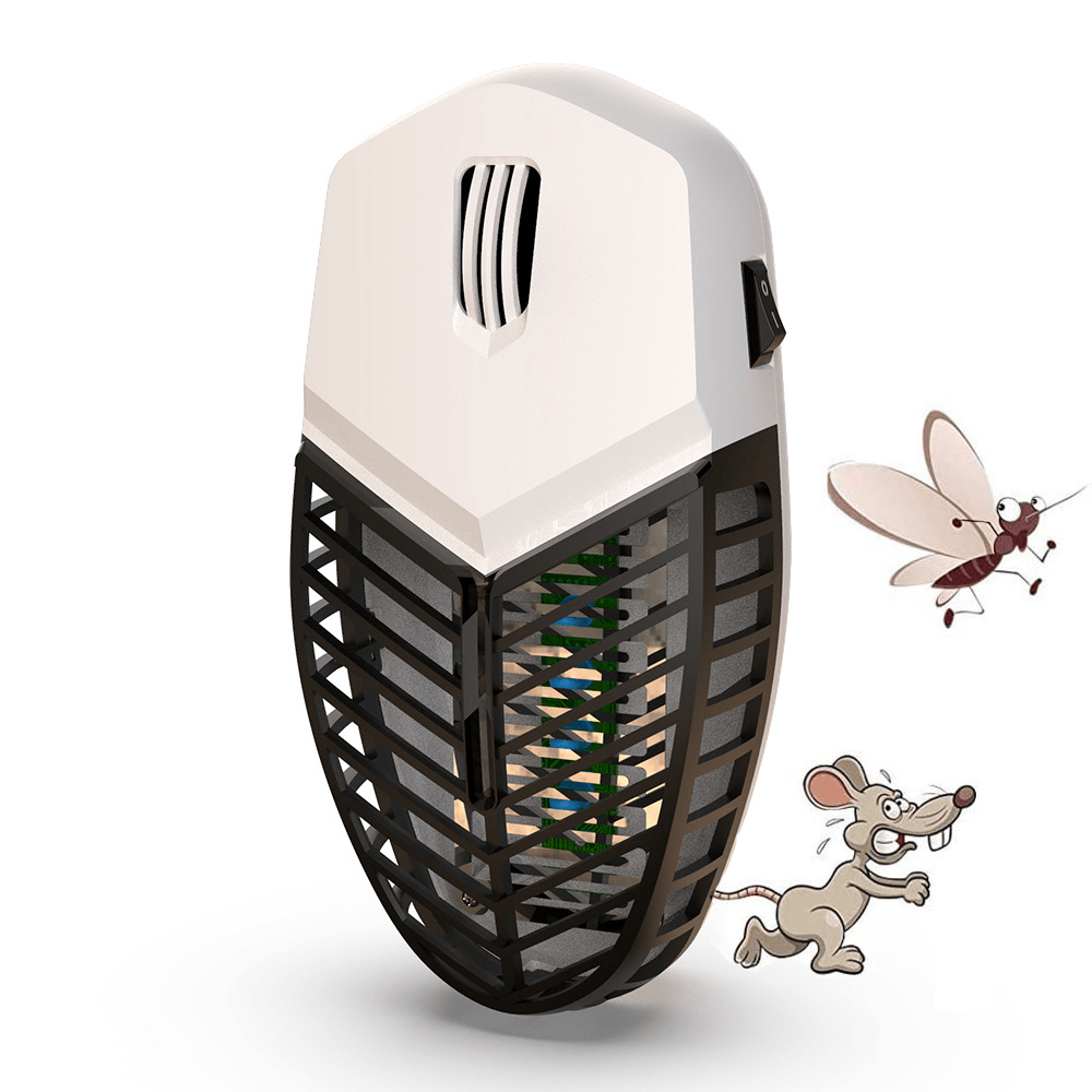 MWD-11 Ultrasonic Pest Mouse Repeller Mosquito Zapper Plug-In Fly Cockroach Spider Insect Killer Lamp - MRSLM