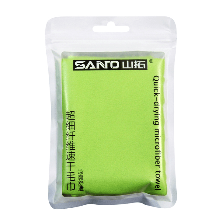 SANTO 40X40Cm Sports Square Scarf Quick Drying Towel Fitness Yoga Running Towel - MRSLM