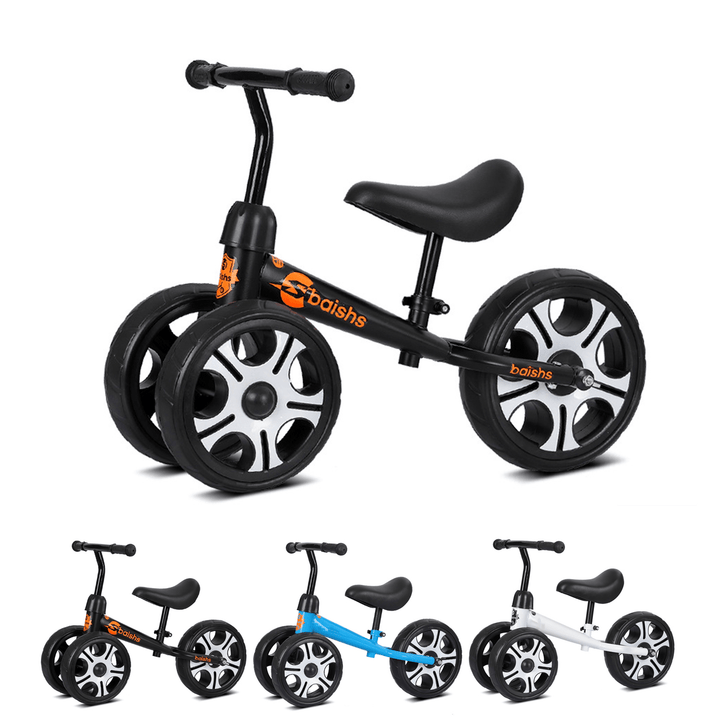 12 Inch No Pedals Kids Balance Bike Baby Walker Bicycle Junior Todder BXM Scoot Bike for 2-6 Year Old Girls&Boys - MRSLM