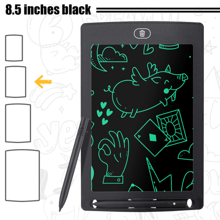 12-Inch Split Screen LCD Handwriting One Key to Clear Children'S Drawing Board - MRSLM