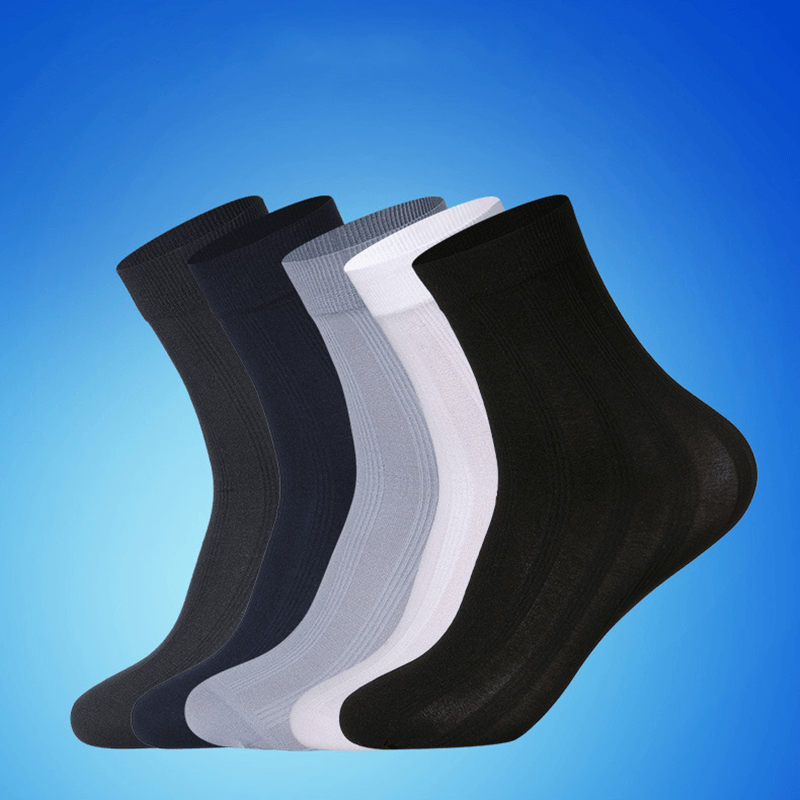 10 Pairs Balck Men Cotton High Sesilience Breathable Low Cut No Show Non Slip Athletic Sock - MRSLM