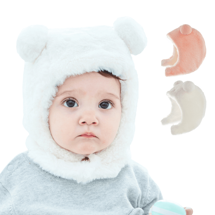 Ear Protection Bear Baotou Hat Boys and Girls Hats - MRSLM