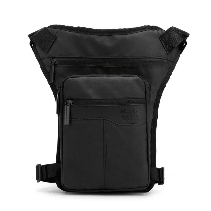 Men Outdoor Waist Bag Nylon Multi-Pocket Crossbody Bag - MRSLM