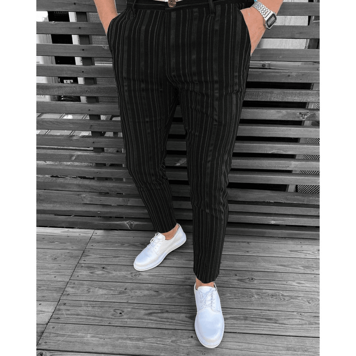 Summer New Men'S Fashion Striped Casual Pants - MRSLM