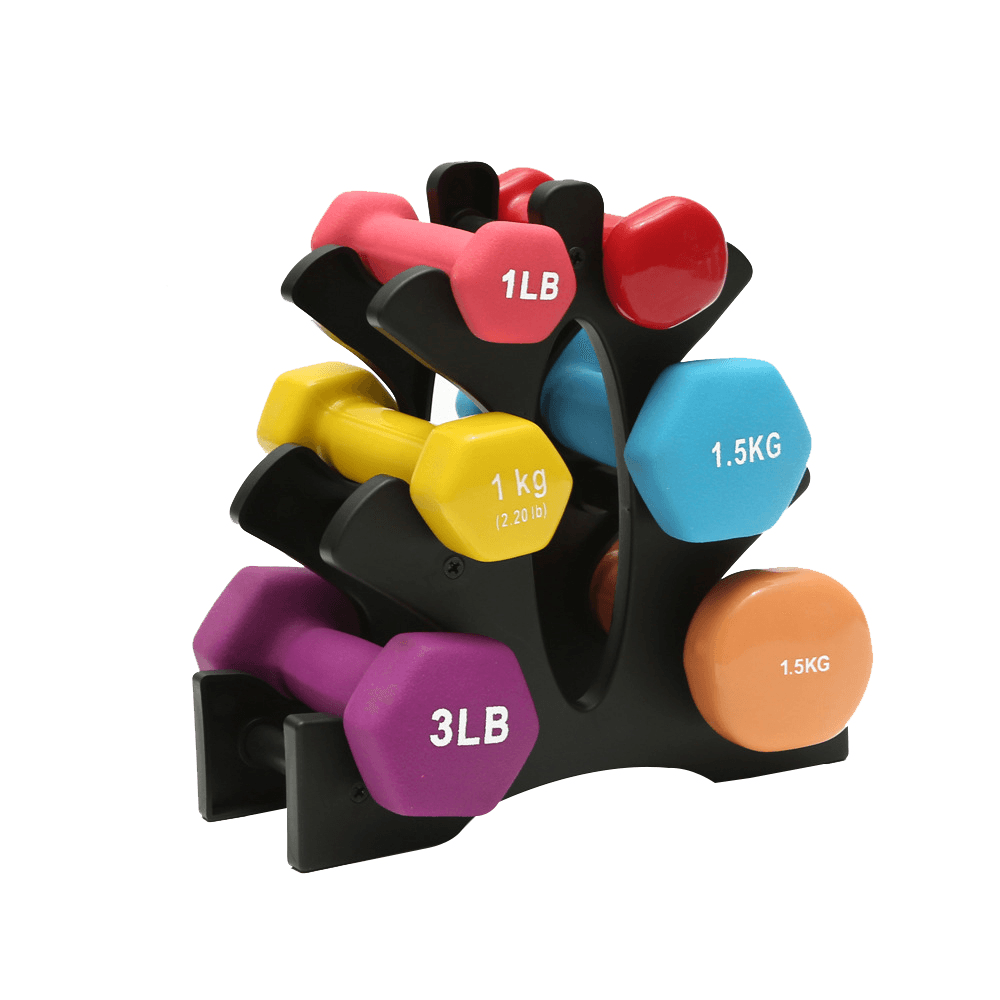 PVC Small Dumbbells Rack Bracket Holder for Household Fitness Home Women Men Body Building Exercise Equipment - MRSLM