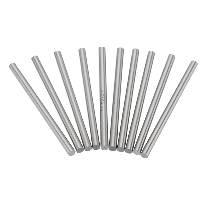 Machifit 50Pcs 100X6Mm HSS round Milling Engraving Bit Lathe Tools Turning Tool - MRSLM