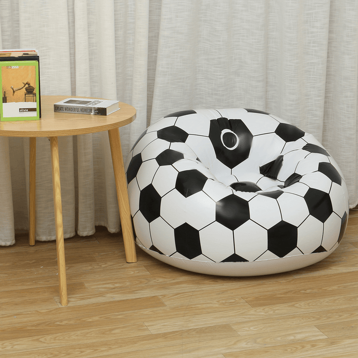 Comfortable Lazy Sofas Basketball Football Inflatable Sofa Chair Gaming Lounger Bean Bag Home Travel Tatami Living Room - MRSLM