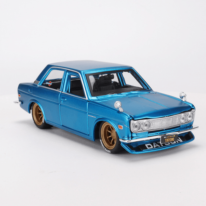 1971 Dassan DATSUN 510 Modified Version Simulation Alloy Car Model Toy Ornaments - MRSLM