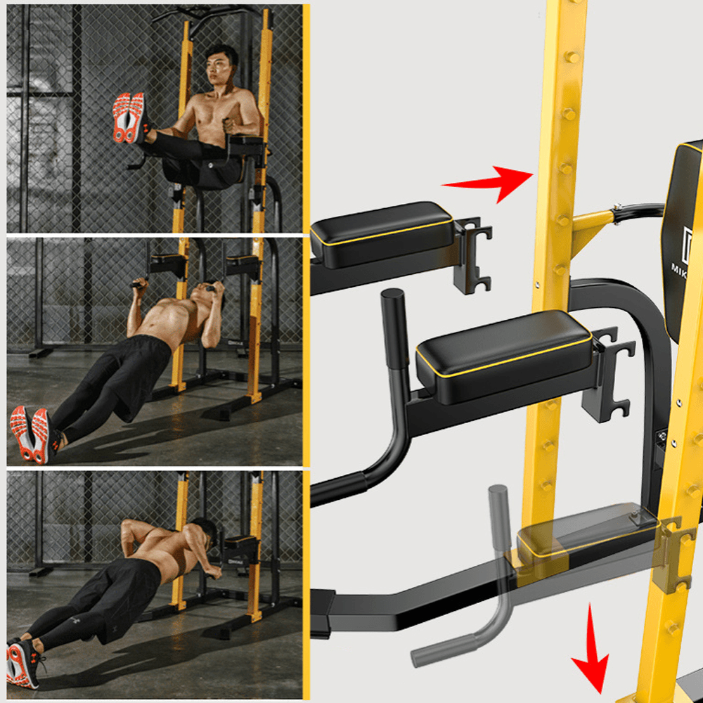 MIKING Multifunctional Pull up Stands Device Horizontal Bar Parallel Bar Training Adjustable Home Gym Sport Fitness Equipment for Adult Children - MRSLM