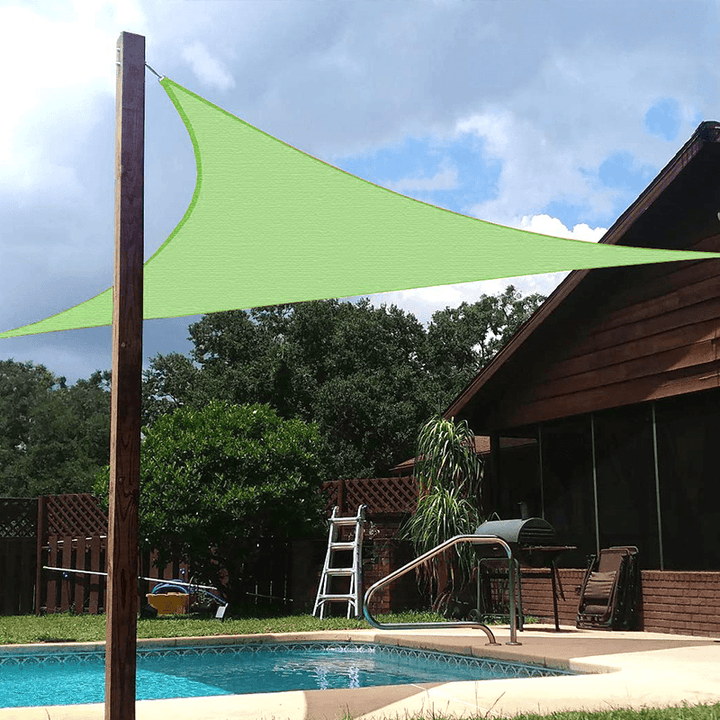 3M Triangular Waterproof Tent Sunshade Garden Patio Awning Canopy Sun Shelter - MRSLM