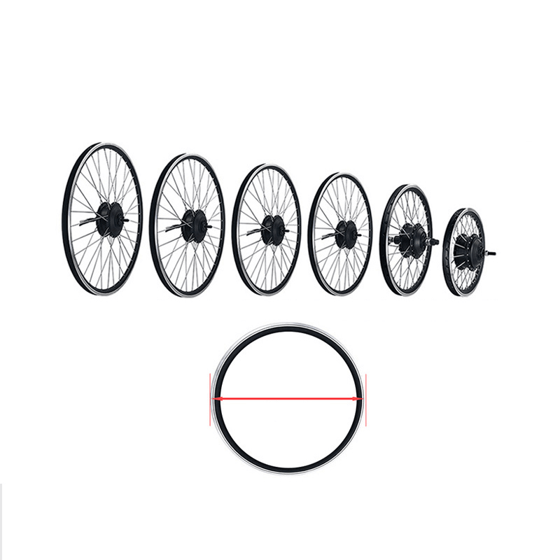 BIKIGHT KT-LCD3 Display Ebike Conversion Kit 24V 250W Front Drive Motor Bike Wheel Hub Motor Electric Bicycle Conversion Kit - MRSLM