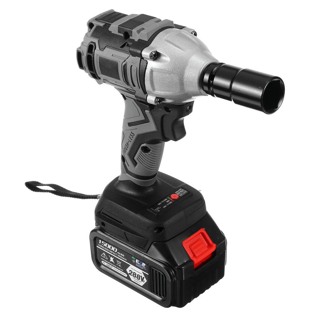 288VF 800N.M Cordless Brushless Electric Impact Wrench Tool W/ LED Light - MRSLM