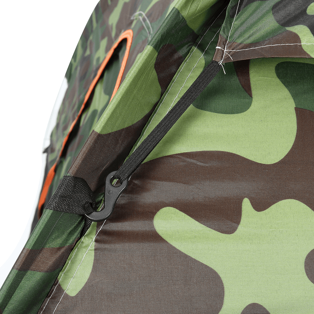 2-Person Instant Automatic Pop up Camouflage Camping Tent Sun Shelter Portable Backpack with Louver Lightweight PU Polyester Waterproof Fabric Tent for Outdoor Travel Hiking - MRSLM