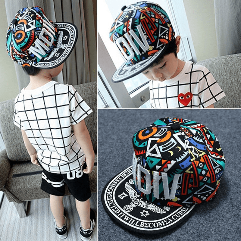 Embroidered Flat-Edge Hip-Hop Children'S Baseball - MRSLM