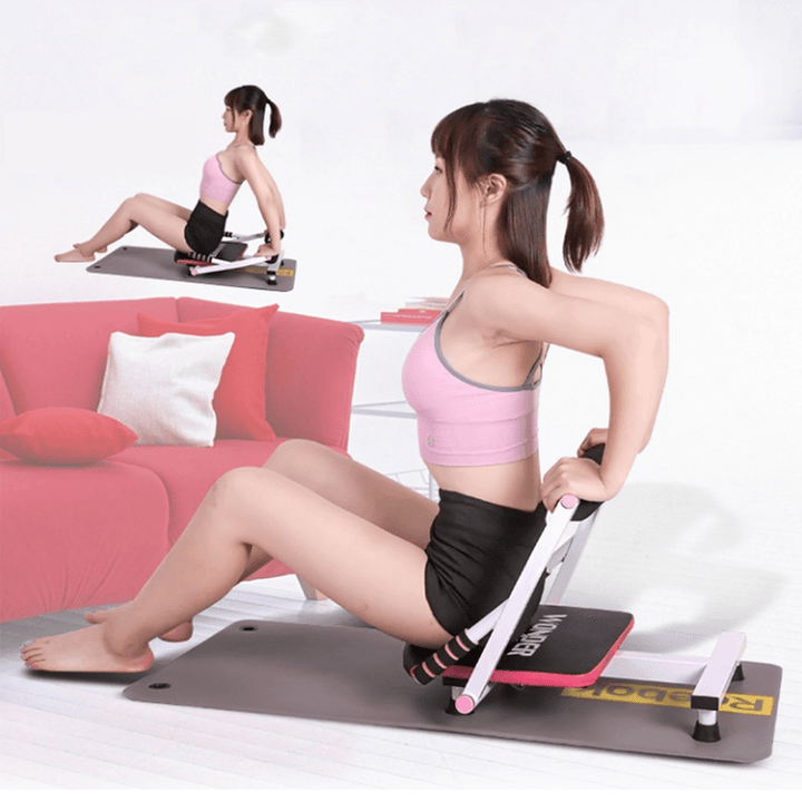 Bominfit Sit-Up Board Multi-Functional Fitness Abdominal Rotatable Home Abdominal Fitness Equipment - MRSLM