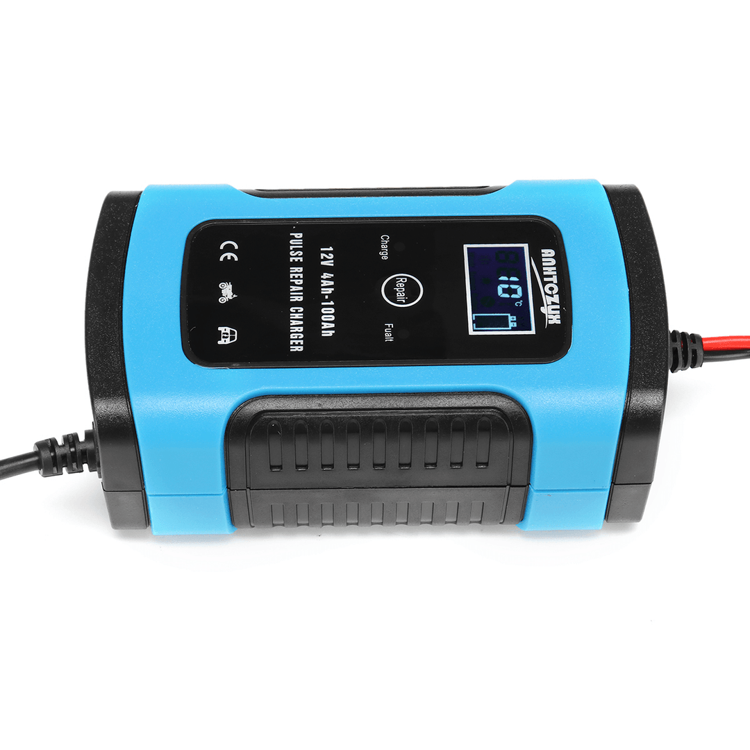 Display 12V Pulse Repair LCD Charger Automatic Smart Battery Charger/Maintainer Pulse Repair Charger - MRSLM