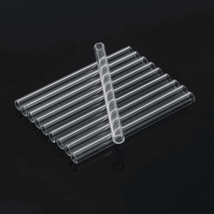 10PCS 100X7X1Mm Length 100Mm OD 7Mm Thick Wall 1Mm Borosilicate Glass Blowing Tube Lab Factory School Home Tubes - MRSLM