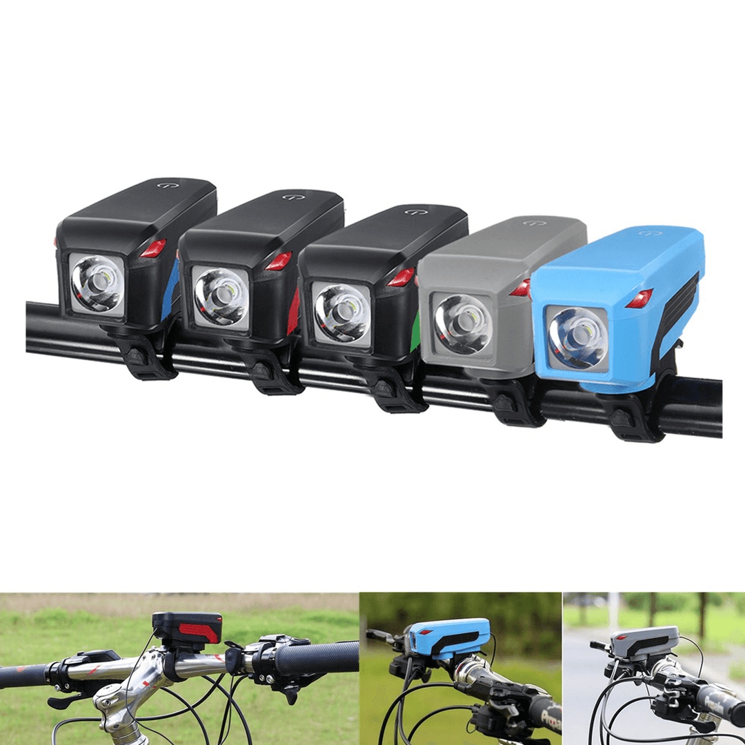 Wheelup 350LM T6 Bike Light Headlights USB Charging Live Hhorn Bells Touch - MRSLM