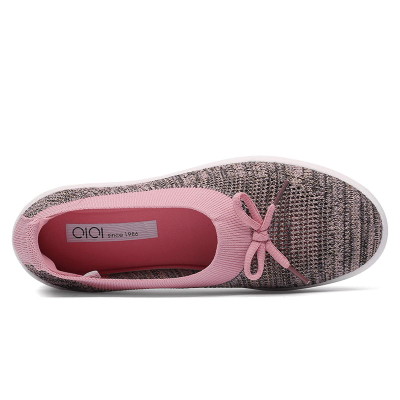 Women Breathable Knitting Outdoor Flats - MRSLM