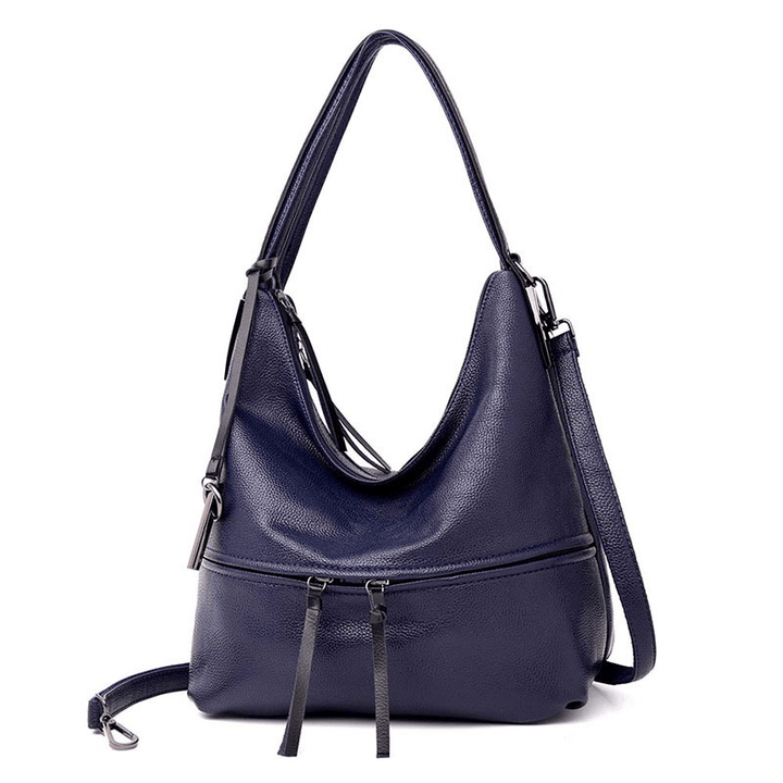 Women Fashion Elegant Faux Leather Designer Handbag Shoulder Bags - MRSLM