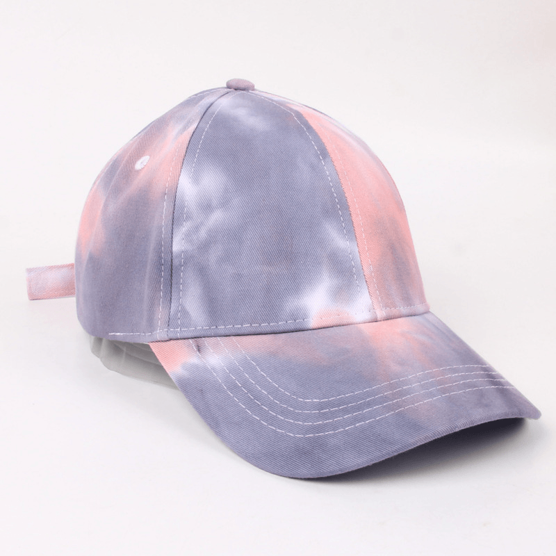 American Baseball Cap Men'S Cross-Border Tie-Dye Fashion Outdoor Hat Ladies Big Cap - MRSLM