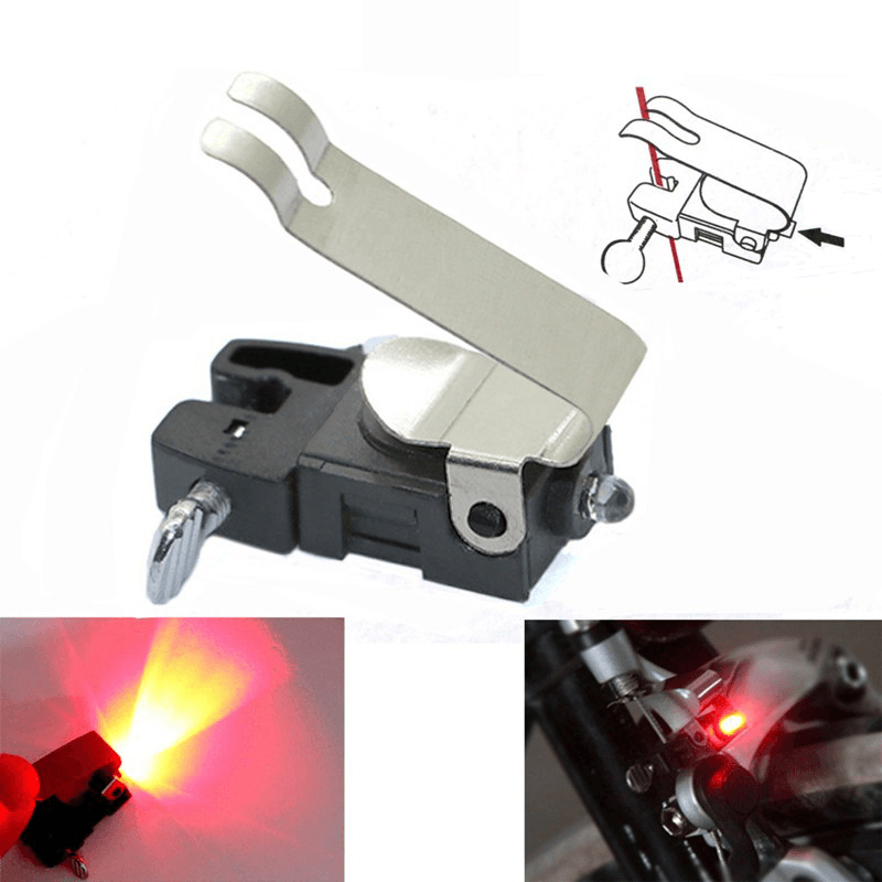 Mini Travel Wheel Spokes Bike Brake Light Mountain Road Bicycle Led Light Real Cycling Accessories - MRSLM