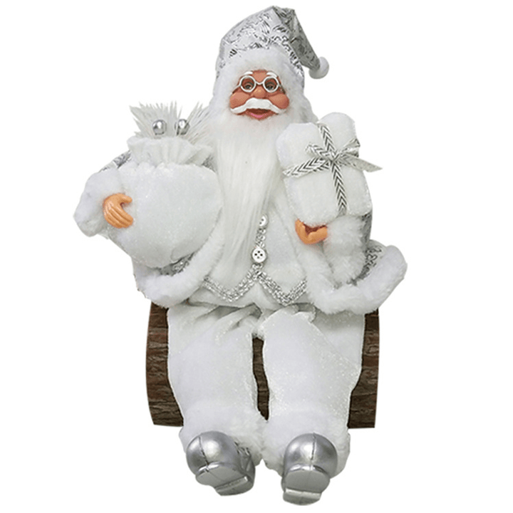 Christmas Santa Claus Doll Christmas Tree Ornament Kid Toy Home Office Christmas Atmosphere Decorations - MRSLM