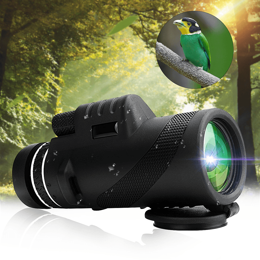 40X60 Monocular Outdoor Camping Telescope HD Zoom Hiking Low Night Vision - MRSLM