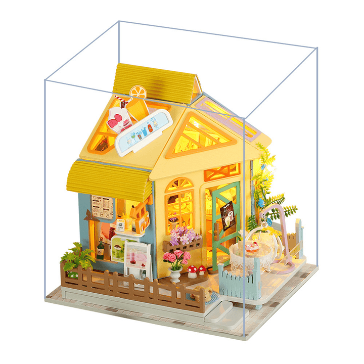 Iie Create K-061/K-062 Hand-Assembled Doll House Model Toys for Girlfriends and Children Decoration with Furniture and Dust Cover Indoor Toys - MRSLM