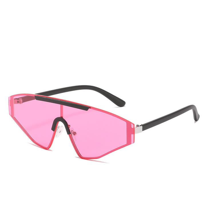 New Personality Gradient Frameless Rectangular Fashion Sunglasses - MRSLM