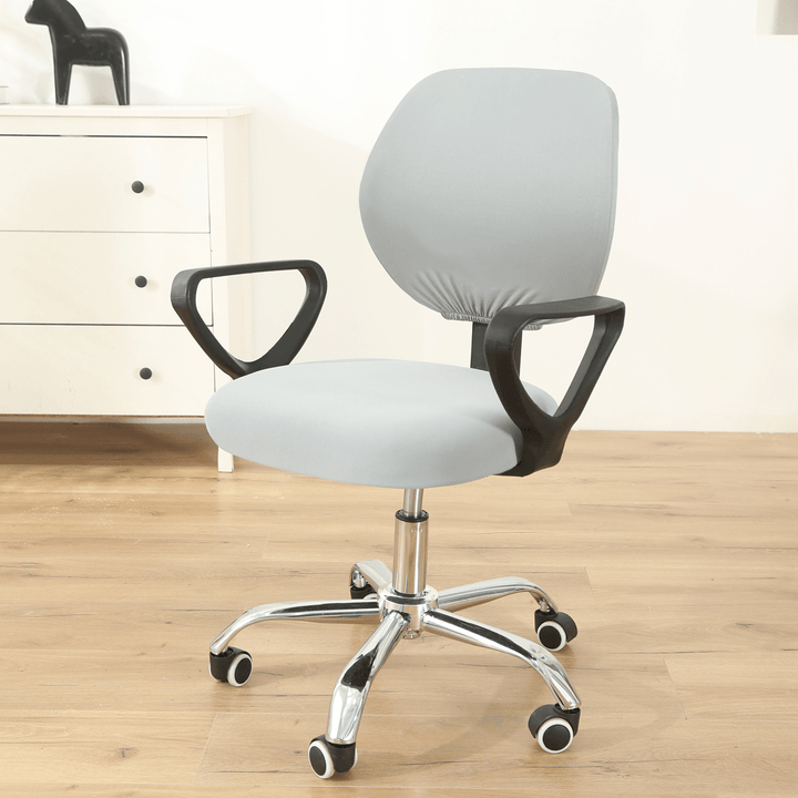 Elastic Swivel Computer Chair Seat Back Cover Office Armchair Decor Protector - MRSLM