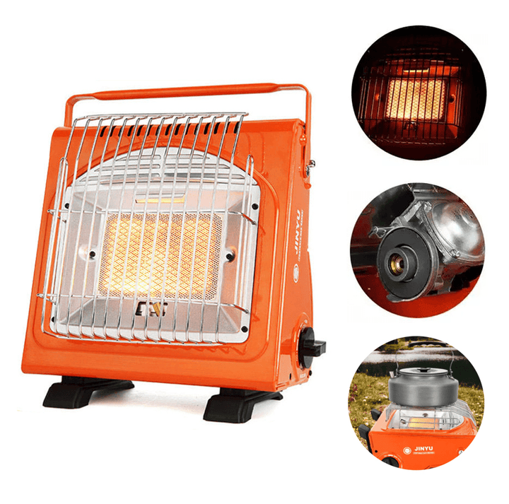 Multi-Purpose Winter Heater Portable Gas Heater Outdoors Hiking Camping Picnic Cooker Stove Fishing Iron Heater - MRSLM