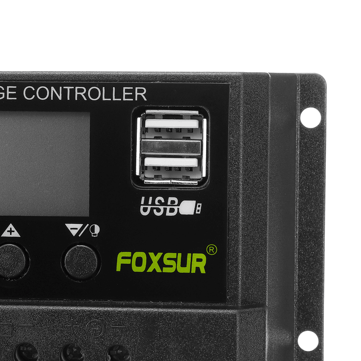 10/20/30A 12V/24V Solar Controller Auto-Adaptive LCD Display PWM Solar Charge Controller Solar Panel Charge Controller - MRSLM