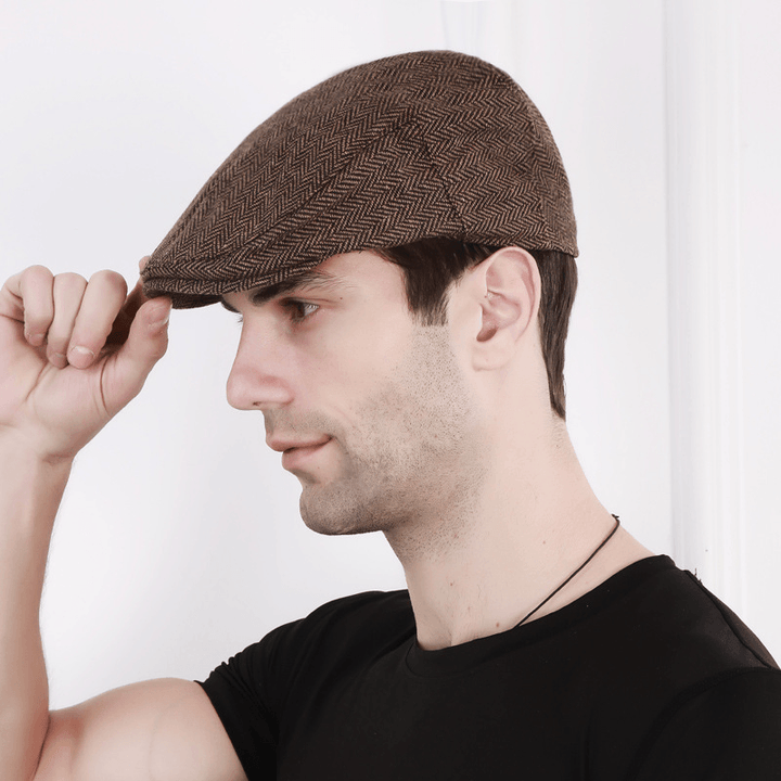 Men'S Creative Cotton Simple Beret - MRSLM