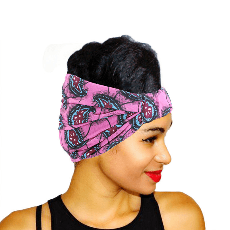 Women'S Sports Print Wide Head Headband - MRSLM