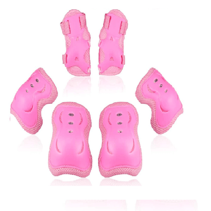 6Pcs Kids Knee Elbow Pads Children Wrist Guards Skateboard Protective Gear - MRSLM